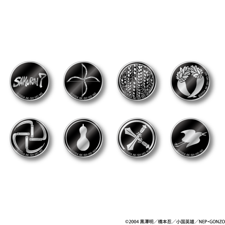 【SAMURAI7】 メタルピンズ 38mm（pcs)