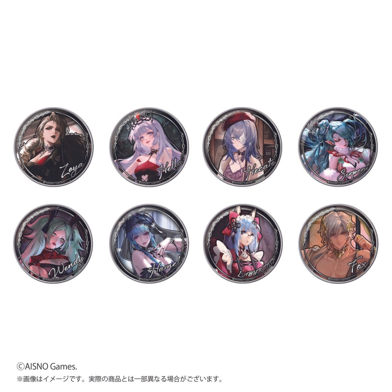 【無期迷途】メタルバッジ第一弾　56mm（単品）