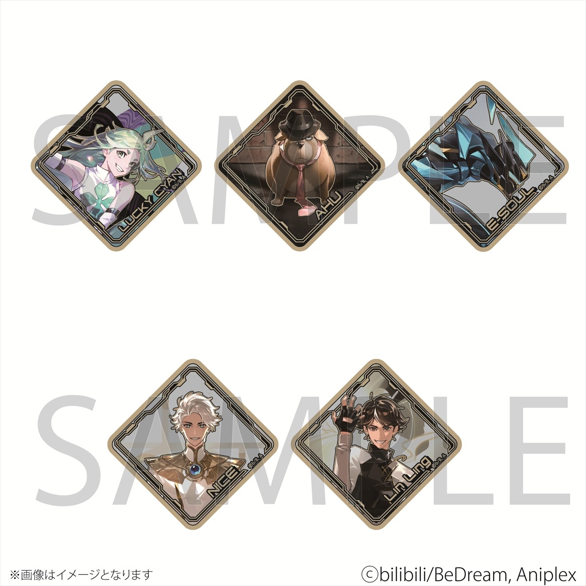 【2月発送】 アニメ「TO BE HERO X」 メタルバッジ Quad Series