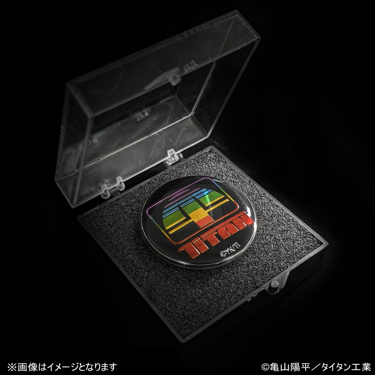 銀河特急 ミルキー☆サブウェイ タイタン工業社章ピンズ