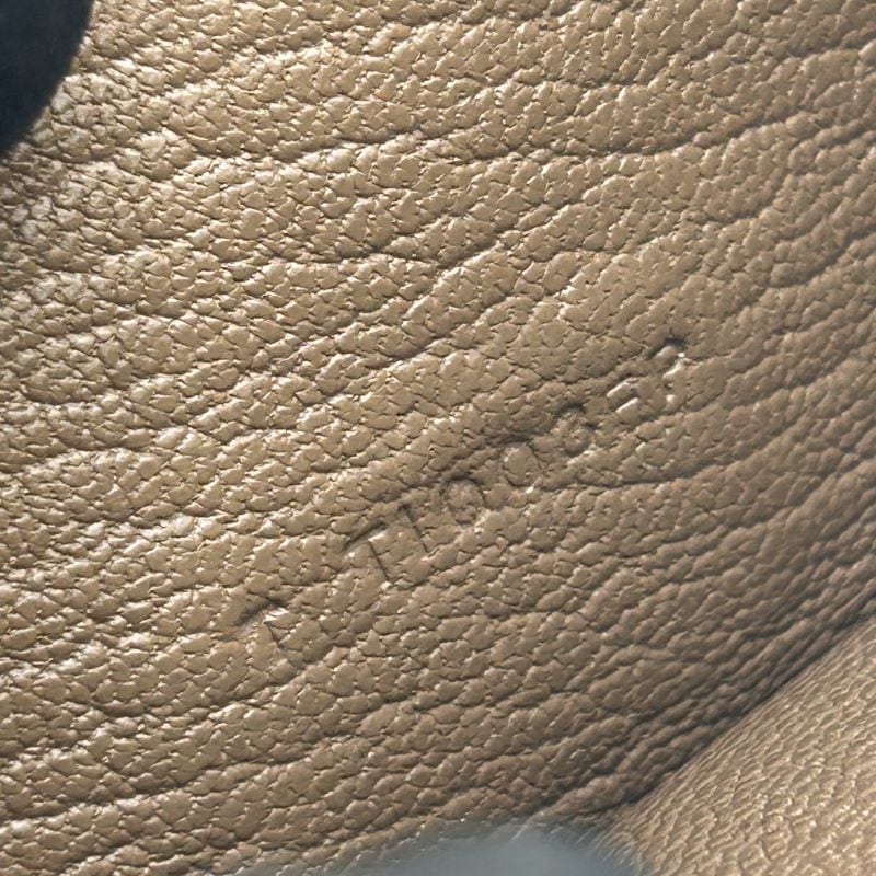 エルメス べアンスフレ 財布 ヴォーエプソン ブラウン T刻印