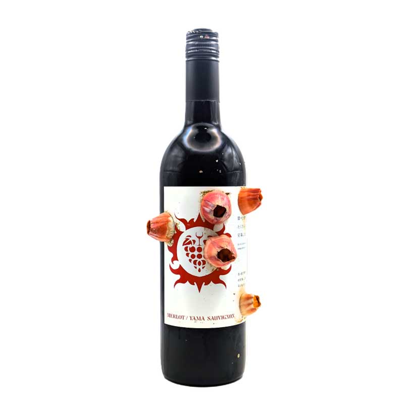 志津川湾海中熟成ワイン MERLOT / YAMA SAUVIGNON（赤・辛口）