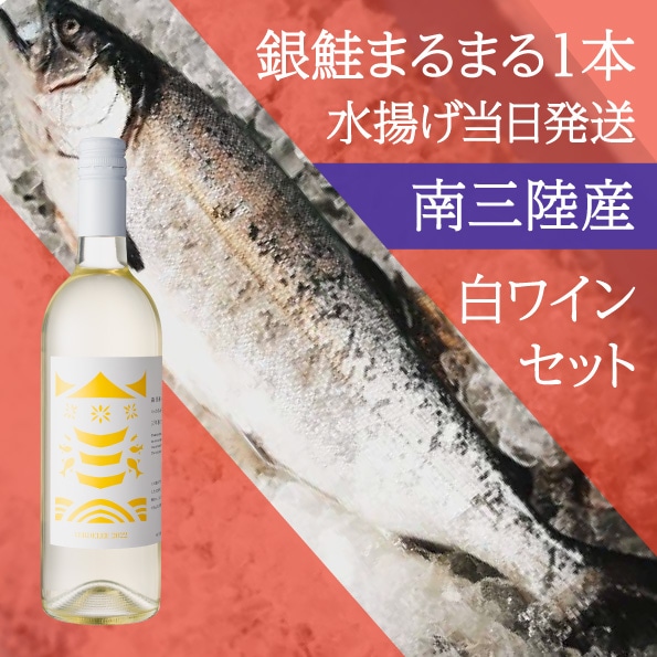 【南三陸産直マリアージュセット】南三陸サーモン×白ワイン 《水揚げ期間限定》