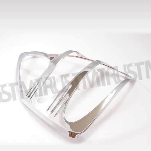 アウトレット メッキ テールライトリング ランドクルーザー プラド 120