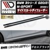 【受注・発注品】マクストンデザイン BMW 3シリーズ G20 G21 M-SPORT (2022-) 専用 サイドスカートディフューザー グロスブラック【Mスポーツ リップスポイラー エアロ 黒 M