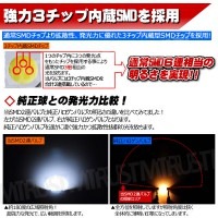 LED T6.3×31mm SMD 3チップ2連★ヒューズ型◎ルームランプ バニティーミラーランプ バイザーミラーランプ、バニティー ラゲッジ ドアランプ等に◎ホワイト ブルー オレンジ グリーン ピ