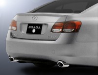 BRAGA（ブラガ） プレミアムマフラーカッタータイプ1◎レクサスGS350/GS430/GS450適合◎2本セット価格◎【エムトラ】|レクサス|車種別マフラーカッター