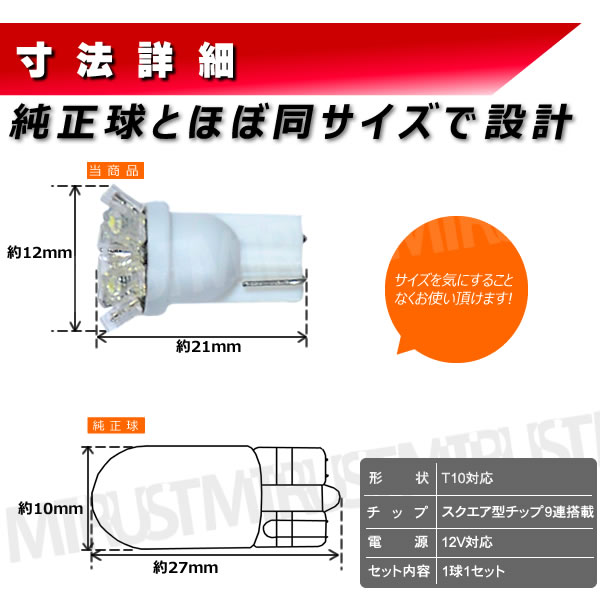 T10 LED ĶȻ߷ץեå9Ϣܡȯ顼ϡۥ磻ȡ֥롼󥸡꡼󡦥åɡԥ󥯤ġݥסʥС롼סɥפ˺Ŭ1Ĳʡ1ݾաۡڥȥ