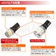 ���ݾ��ա�LED 3�����å� �ݥ��������� �饤���󥹥��� �Хå����� 6��1���åȡ�T10 T16 �⵱�� ���ʼ� ���̿ 1.6W 7W �ۥ磻�� ����� 2835���å� 1440���å� 12V �ݥ������ ���⡼�� �饤���� �ʥ�С��� �Хå����� ������ ����ߥҡ��ȥ��󥯡ۡڥ���ȥ��