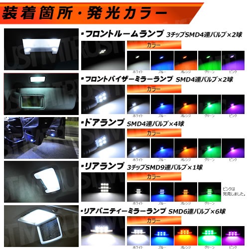 �ּ����� SMD LED �롼����ץ��å� �쥯����LS460 LS600h���� ����Ѣ����ղս��̤˿����򤬲�ǽ��ȯ�����顼�ϥۥ磻�� �֥롼 ����� ���꡼�� �ԥ󥯤�������ġڥ���ȥ��