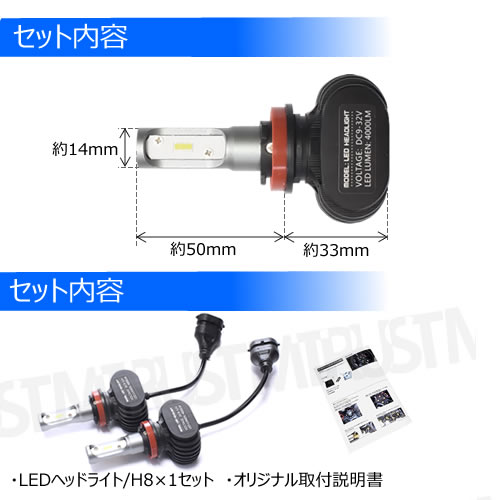 ��ǯ�ݾ� �ե���쥹 LED�ե������� H8 �ָ��б� �ۥ磻�� 6500K 8000lm 12V 24V �б� ���åȥ饤�� �����륤���� �Х饹������ ���� �إåɥ��� �إåɥ饤�� �ϥ��֥�å� EV�� �롼��� ���뤤 �� ���� �ָ� ���η� ����ȥ�