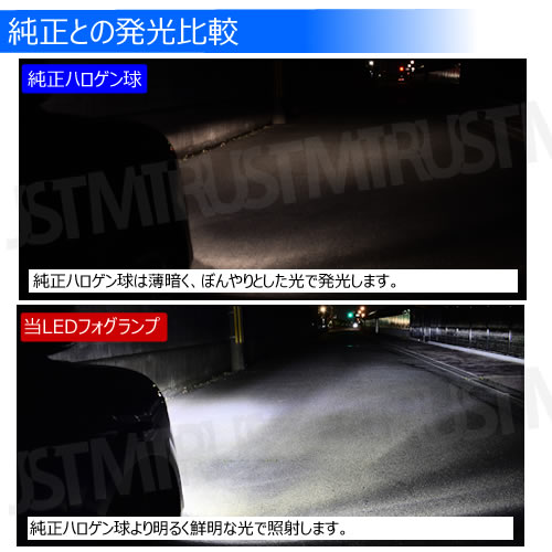 ��ǯ�ݾ� �ե���쥹 LED�ե������� HB4 9006 �ָ��б� �ۥ磻�� 6500K 8000lm 12V 24V �б� ���åȥ饤�� �����륤���� �Х饹������ ���� �إåɥ��� �إåɥ饤�� �ϥ��֥�å� EV�� �롼��� ���뤤 �� ���� �ָ� ���η� ����ȥ�