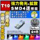 LED T10 ʿ ̵ SMD 4Ϣ Х֡Х˥ƥߥ顼 Хߥ顼 롼 ޥåץ ɥ ƥפʤɤˡۥ磻/֥롼//꡼/å/ԥ󥯡뤤 ۡڼưѡۡ1ݾաۡڥȥ