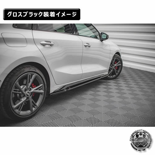 �ޥ����ȥ�ǥ����� AUDI A3 S-LINE Sedan 8Y (2024-) ���� �����ɥ������ȥǥ��ե塼���� ver1 �������֥�å��ڥ����ǥ� ��åץ��ݥ��顼 ������ �� Maxton Design �ɥ쥹���å� �������� �ۥ���ȥ�
