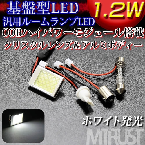 LED ��ȯ�������� �롼����� 1.2W COB�ϥ��ѥ�⥸�塼�� ���ꥹ��������� ����ߥܥǥ� �ۥ磻��ȯ�� 12V 24V�б���1�Ĳ��ʡ�1�����ݾ��աۡڥ���ȥ��