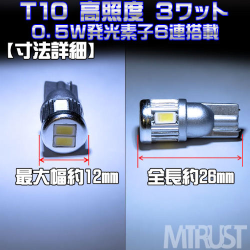 �ݥ��������� LED T10 samsung ���ॹ���� 5630 �ϥ��ѥ SMD 6Ϣ 3��å� ��6000K��8000K���֥롼������󥸡����꡼�󡦥�åɡ��ԥ󥯡� ����ߥҡ��ȥ��󥯡��ϥ��顼 MR31S ���ϥ�������ͤΤ��б����˺�Ŭ��1�����ݾ��աۡڥ���ȥ��