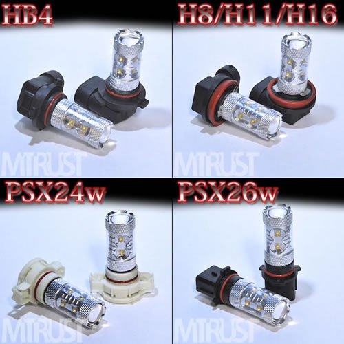 LED �ե������� HB4 H8 H11 H16 PSX24w PSX26w �������������ǽ 50w CREE�� XB-D-R5 5wLED���åס�10����� 12v/24v�б� ̵���� ����ߥҡ��ȥ��󥯺��� ȯ�����顼�ϥۥ磻�ȡ�����С�(�����)��������ġ�1�����ݾ��աۡڥ���ȥ��