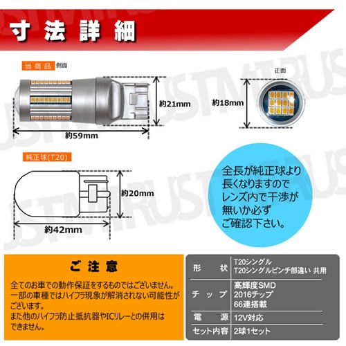 ݾաLED T20 󥰥 T20 󥰥 ԥ㤤 б ¢ 󥫡 LED Х SMD66Ϣ 󥸡 2016å 뤤 ƥ륹 ߥҡȥ SMD ϥѥ Ȼ 󥻥顼 ˥ ϥե ɻ  CANBUS  7440 񹳴 ȥ