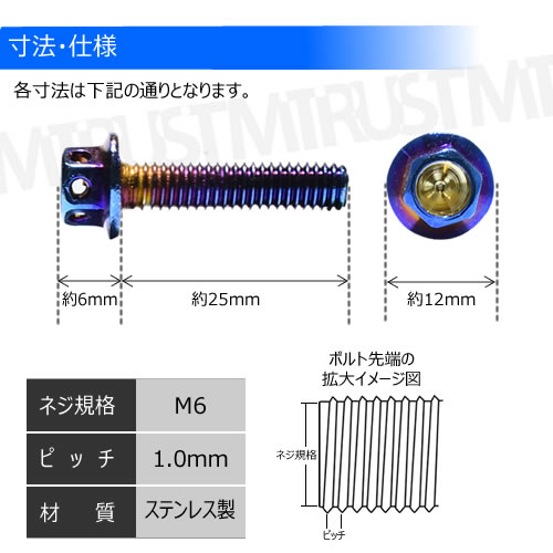 ���ƥ�쥹�� �����󥫥顼�ܥ�� M6 25mm �ԥå� 1.0mm 1�Ĳ��� ��M6��25mm  ������ �ʥ�С��ץ졼�� �ʥ�С� �ʥ�С��ܥ�� ���󥸥�롼�� ���� ���� ���ݥ��� USDM JDM �ɥ쥹���å� �������� 1mm �ͥ��������� ������ �ܥ�ȥͥ� ���Ӥʤ� �� ����ȥ�