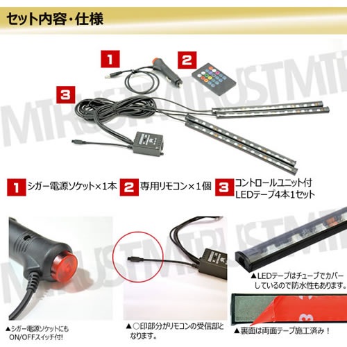 SMD 12Ϣ RGB LED�ơ��� 4�� �եåȥ��� ������ �Ÿ� ��å� ���꡼�� �֥롼 �ۥ磻�� ����� �������� ������ �ѡ��ץ� ����8�� ���뤵 Ĵ����ǽ ���꡼��ǽ ��9��� ȯ���ѥ����� ���ڤ�ȿ������ ������ɥ��󥵡��⡼�� ��⥳���� �ɿ� 12V �ڥ���ȥ��