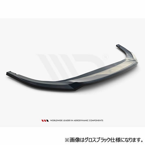 �ڼ�����ȯ���ʡۥޥ����ȥ�ǥ����� �ե��륯������� ����� 8 R-LINE (2024-) ���� �ե���ȥ��ץ�å��� ver3 �������֥�å���Volkswagen GOLF ��åץ��ݥ��顼 ������ �� Maxton Design �ɥ쥹���å� �������� �ۥ���ȥ�