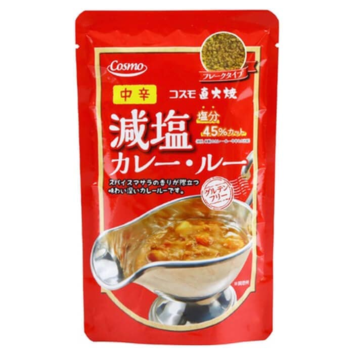 直火焼 45%減塩カレールー中辛 110g