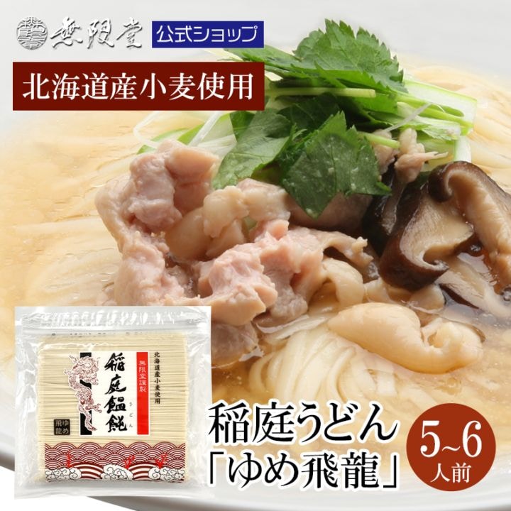 北海道産小麦100％使用 稲庭うどん 訳あり お徳用切り落とし麺 500g(約5人前)