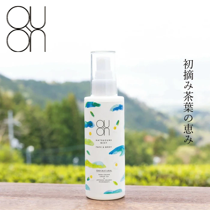 化粧水 QUON クオン 初摘みミスト2026 150mL オーガニック 正規品 ミスト化粧水 フェイスミスト 茶葉エキス 大和茶 天然由来100％ ナチュラルコスメ 国産コスメ 日本製 クレコス