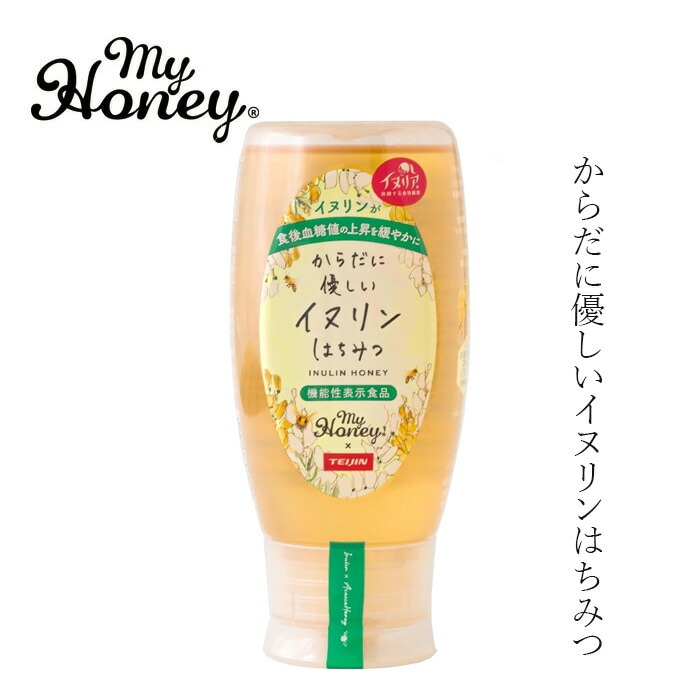 蜂蜜 my Honey からだに優しいイヌリンはちみつ 500g 機能性表示食品 正規品  ハンガリー産 アカシアハニー イヌリン 天然由来 食物繊維 はちみつ 健康サポート マイハニー