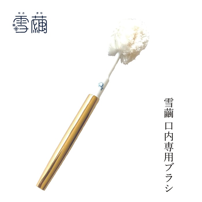 口内専用ブラシ 雪繭 口内専用ブラシ シルクブラシ 無添加 正規品 口内ケア 天然 ナチュラル ノンケミカル 自然