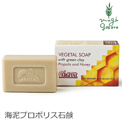 洗顔 オーガニック アルジタル ヴェジタルソープ ＜プロポリス＆ピュアハニー＞ 100g 無添加 正規品 石澤研究所 洗顔石けん 石鹸 スキンケア 洗顔石鹸 洗顔石けん ノンケミカル ニキビ ニキビ跡 消し