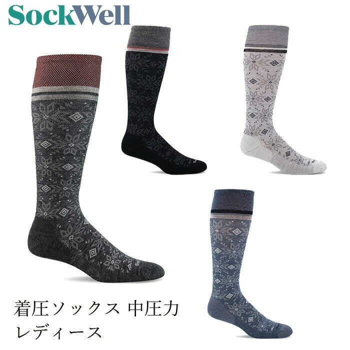 ソックウェル ウィンターランド  レディース 着圧ソックス 靴下 Sockwell 正規品 レギュラー ソックス Winterland メリノウール