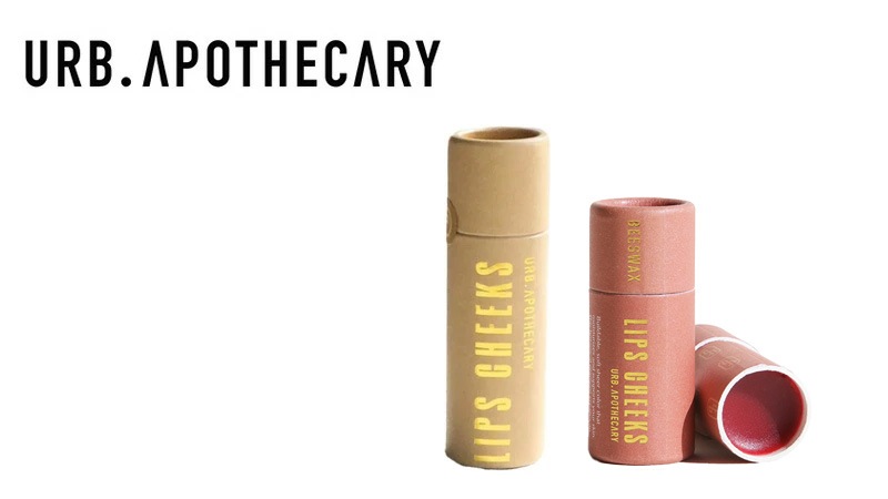 リップ チーク バーム アーブアポセカリー リップ＆チークバーム 9g オーガニック 無添加 正規品 ヒマワリ種子油 アルカナの根 植物の色 天然 ナチュラル ノンケミカル 自然 URB APOTHECARY インフューズドオイル