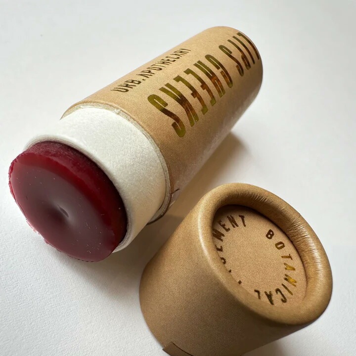 リップ チーク バーム アーブアポセカリー リップ＆チークバーム 9g オーガニック 無添加 正規品 ヒマワリ種子油 アルカナの根 植物の色 天然 ナチュラル ノンケミカル 自然 URB APOTHECARY インフューズドオイル