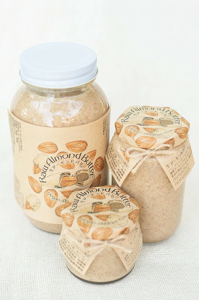 アーモンドペースト manma naturals 生アーモンドバター 正規品 保存料 無添加 ナッツスプレッド アーモンド ヴィーガン 白砂糖不使用 植物性 ナッツバター マンマナチュラルズ オーガニック