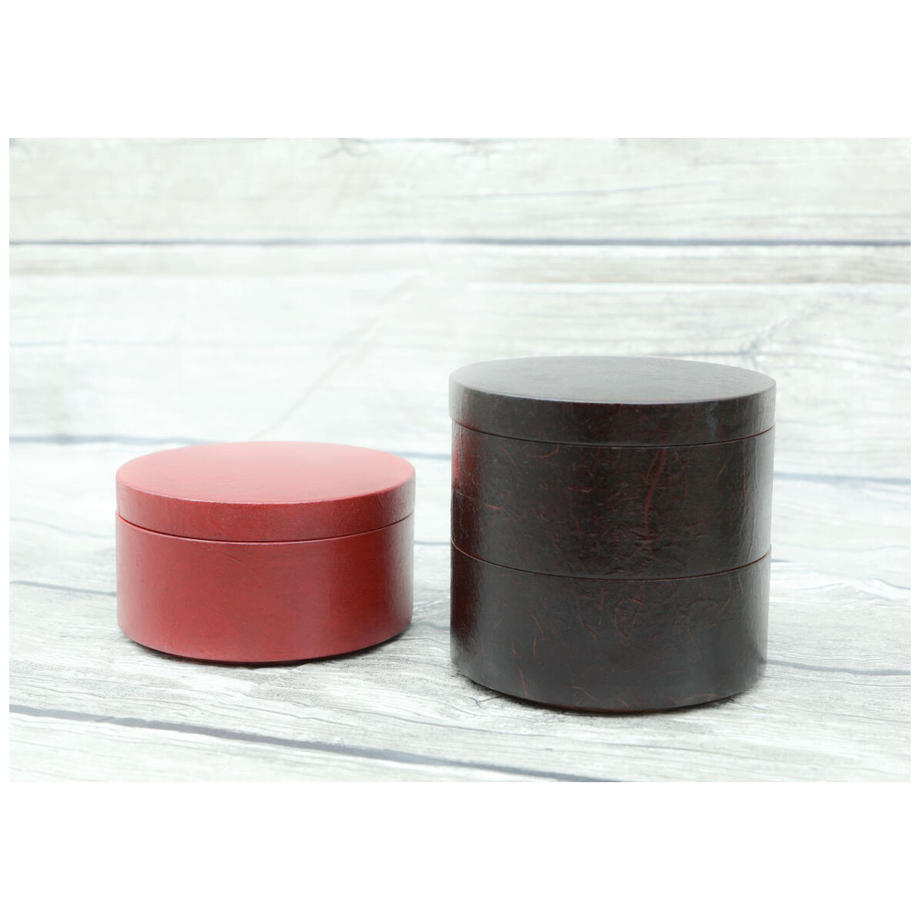 お弁当箱 クアントバスタ 漆塗りくり抜き弁当箱 朱漆 1段 正規品 ナチュラル 自然 天然 漆 漆塗り くり抜き製法