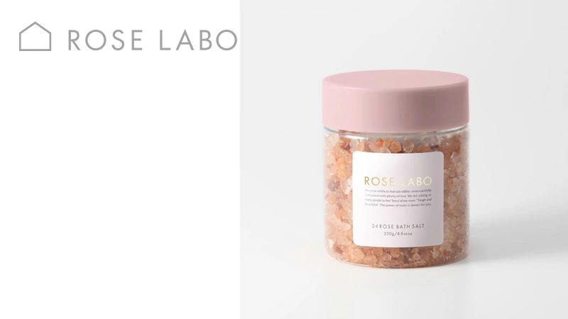 バスソルト ROSE LABO 24ROSE&reg;ローズバスソルト 250g 正規品 ローズラボ ローズバスソルト 入浴剤 ローズウォーター ローズ水 ヒマラヤ岩塩 ボディケア 日本製