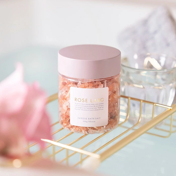 バスソルト ROSE LABO 24ROSE&reg;ローズバスソルト 250g 正規品 ローズラボ ローズバスソルト 入浴剤 ローズウォーター ローズ水 ヒマラヤ岩塩 ボディケア 日本製
