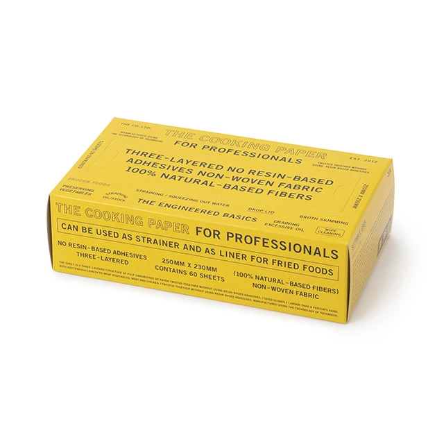 キッチンペーパー THE Cooking Paper WHITE 60枚入 正規品 日本製 クッキングペーパー 油切りペーパー 天然素材 キッチン消耗品