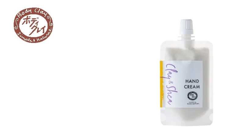 ハンドクリーム Body Clay ねんどのハンドクリーム 50g 正規品 オーガニック 自然 ナチュラル 国内産 シアバター ユズセラミド チアパック容器 ボディクレイ 粘土 保湿 乾燥