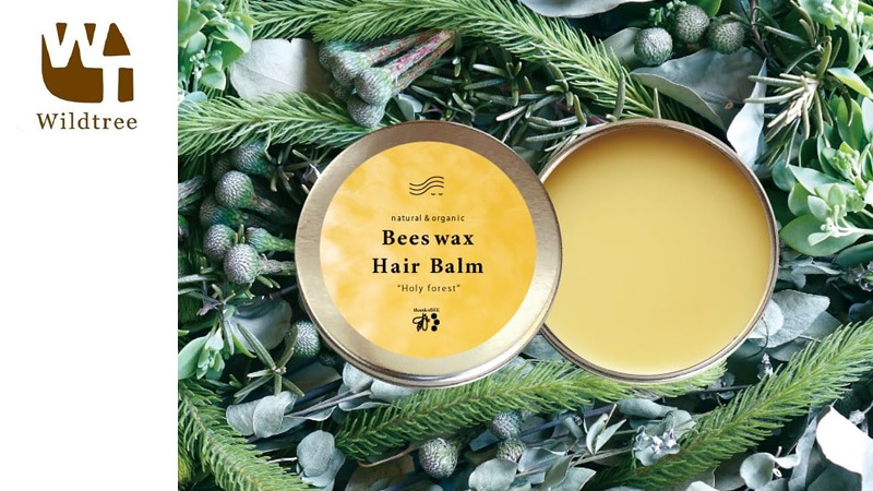 ヘア ワックス 無添加 ワイルドツリー wildtree ビーズワックスへアバーム　“聖なる森の香り” 30ml 正規品 オーガニック スキンケア フェイスクリーム ボディクリーム 天然 ナチュラル