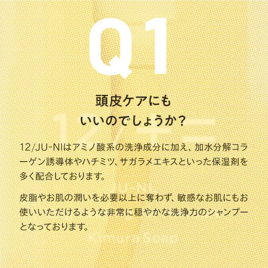 ヘアケアお試し 12/JU-NI ジューニ トライアルセットMIX 正規品 全種類試せる アミノ酸系 加水分解シルク カラーの脱色防止 ハイダメージヘア くせ毛 髪ケア 木村石鹸