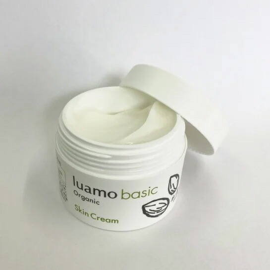 スキンクリーム 無添加 ルアモ ルアモ ベーシック スキンクリーム 50ml ひざ かかと 全身 オーガニック ナチュラル ノンケミカル 自然 スキンケア 天然 爽やかな ヴァーベナの香り 家族で使える 男女兼用