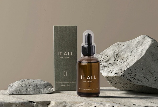 ヘアオイル 無添加 IT ALL NATURAL（イットオールナチュラル） ライヴリーオイル 50ml ダメージヘア オーガニック 正規品 スキンケア 天然 ナチュラル ノンシリコン 自然 サロンクオリティー 美容オイル フェイスオイル