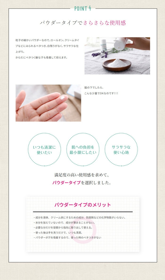 デオドラントパウダー グリーンノート エチケットDeoパウダー お徳用 50g 正規品 保存料不使用 天然 ナチュラル GREEN NOTE デオドラント 汗 パウダー