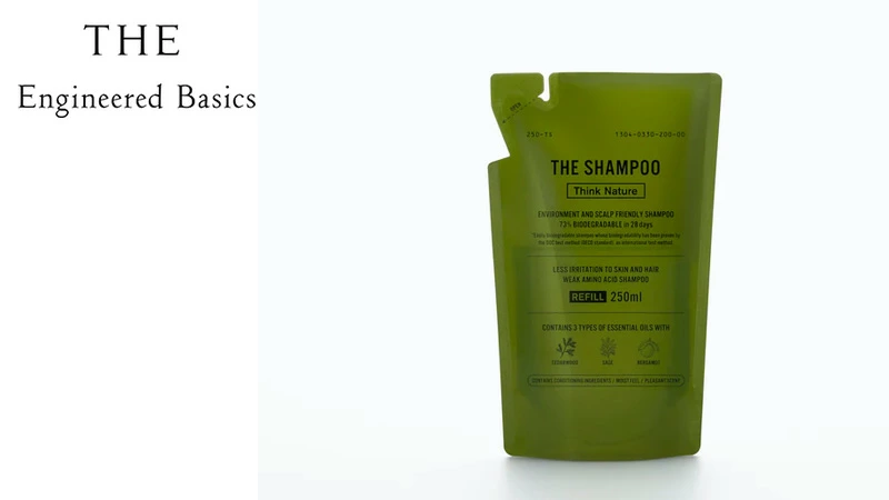 THE Shampoo Think Nature 詰替用 250ml 正規品 日本製 アミノ酸シャンプー ナチュラルシャンプー 頭皮ケア 低刺激 環境配慮 ヘアケア