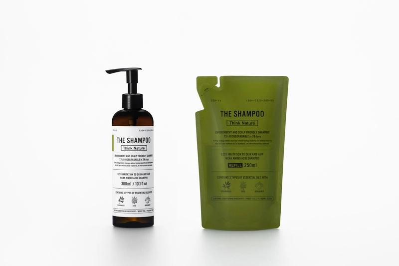 THE Shampoo Think Nature 詰替用 250ml 正規品 日本製 アミノ酸シャンプー ナチュラルシャンプー 頭皮ケア 低刺激 環境配慮 ヘアケア