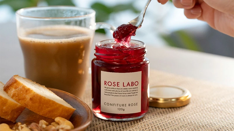 薔薇ジャム ROSE LABO 24ROSE&reg コンフィチュール ローズ 120g 正規品 ローズジャム ジャム 食用バラ バラジャム スプレッド パン ヨーグルト 紅茶 ギフト ローズラボ 贈り物 ギフト