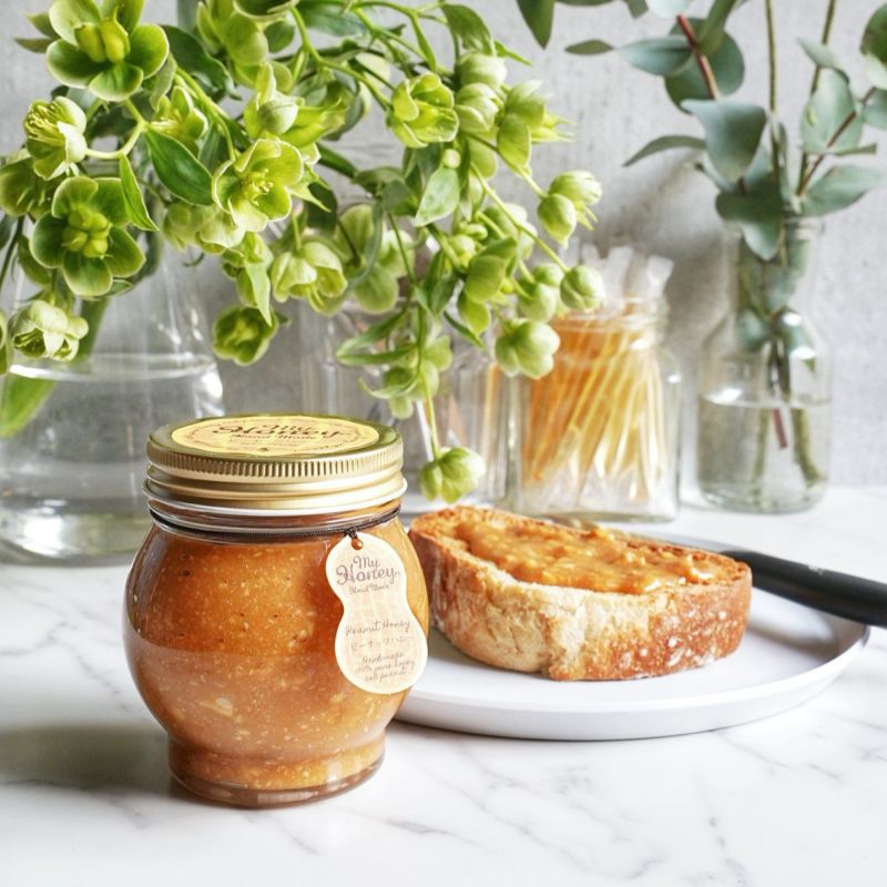 ピーナッツハニー my Honey ピーナッツハニーM(90g) 正規品 日本製 ハンガリー産アカシアはちみつ アカシアハニー ピーナッツペースト スーパーフード マイハニー