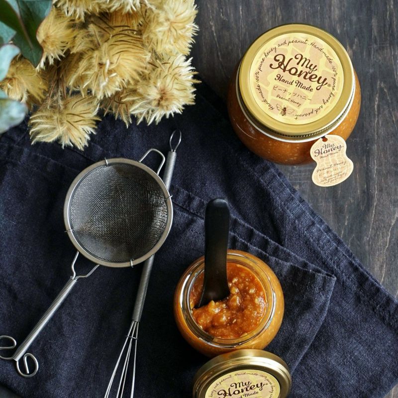 ピーナッツハニー my Honey ピーナッツハニーM(90g) 正規品 日本製 ハンガリー産アカシアはちみつ アカシアハニー ピーナッツペースト スーパーフード マイハニー